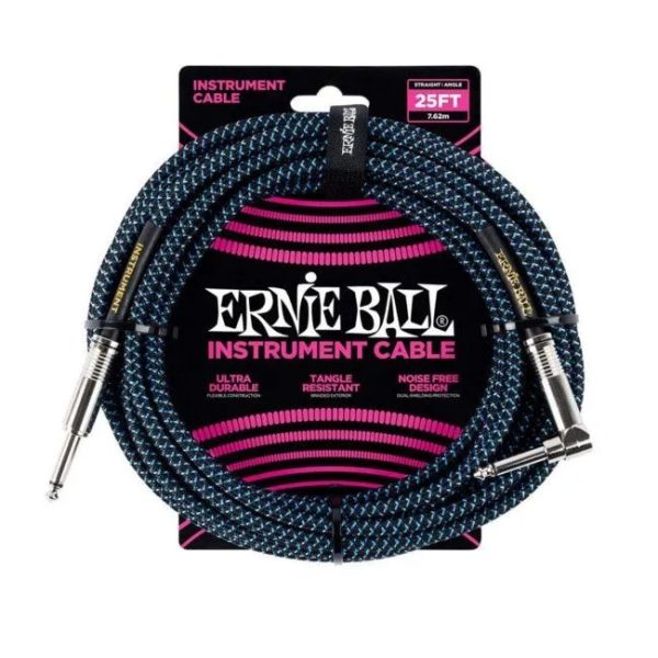 Cable Instrumento Blk/Blue 7,5 M Ernie Ball P06060
